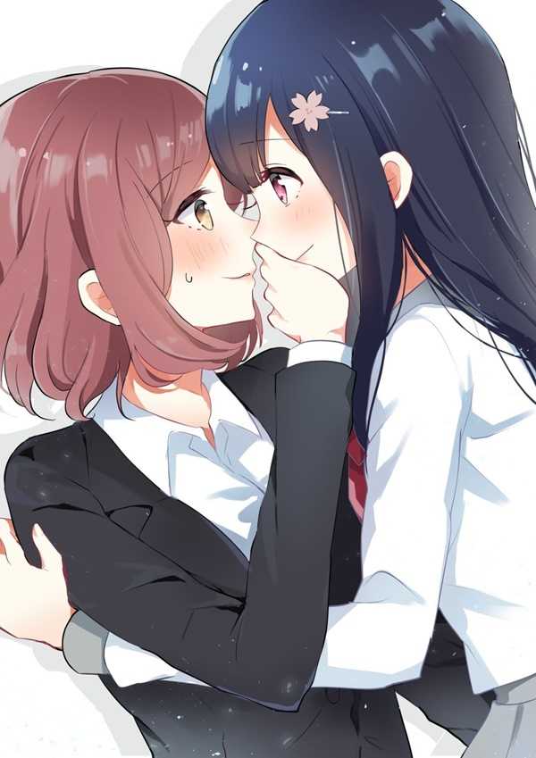 A Story of Two Online Friends Meeting IRL Yuri Manga