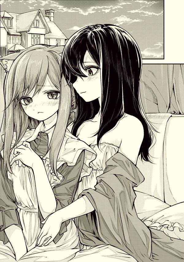 Cat Maid and Mistress Yuri Manga (1)