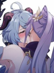 About a Month of Ganyu and Keqing Dating Yuri Manga (1)