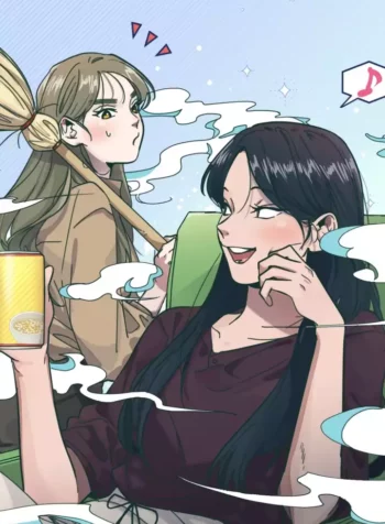 Happiness Rides a Broomstick Yuri Manhwa (1)